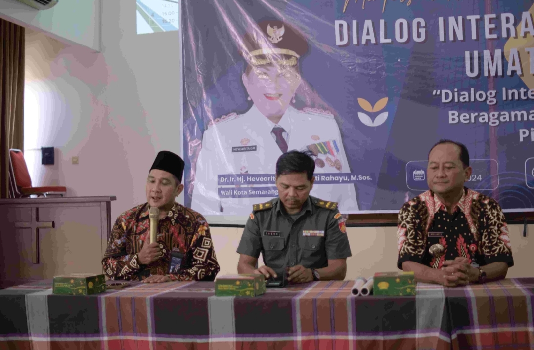 Di Gereja Kristen Jawa Ngaliyan, FKUB Kecamatan Ngaliyan Gelar Dialog Sikapi Pilkada 2024