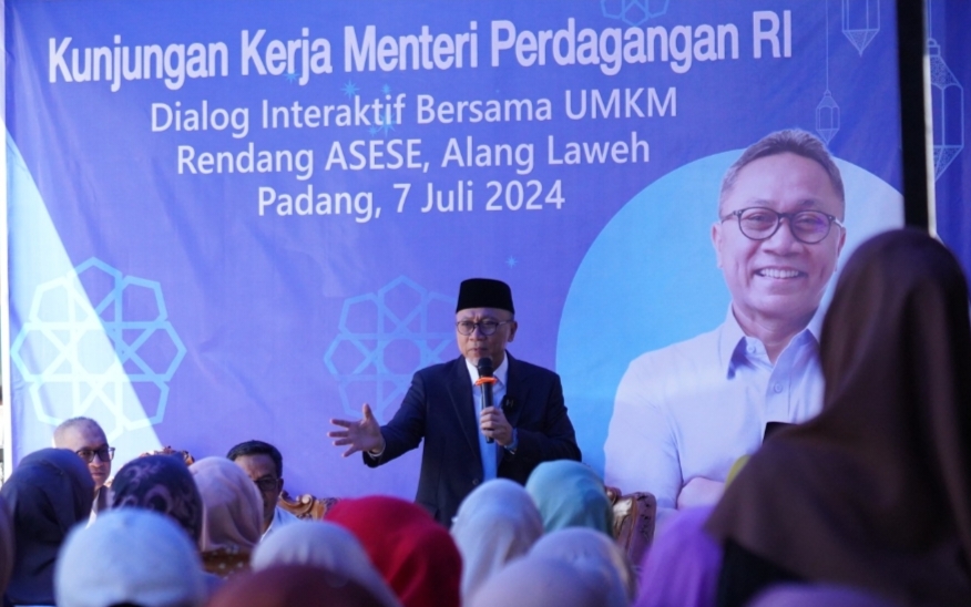 Diskusi Bareng Pelaku UMKM Padang, Menteri Perdagangan: UMKM Jadi Tulang Punggung Ekonomi Indonesia