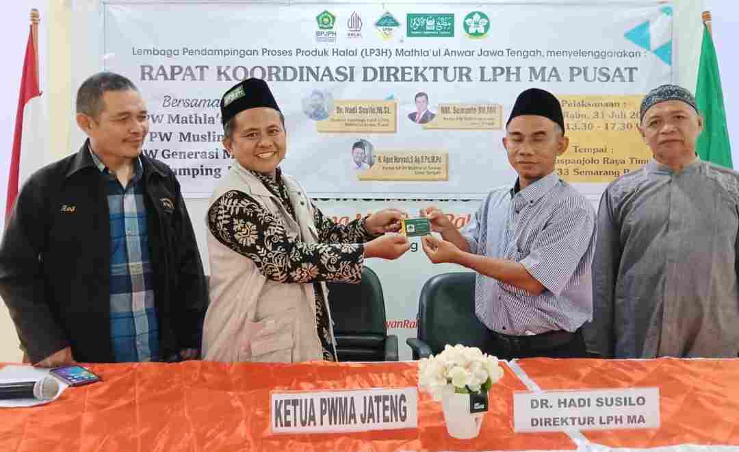 LP3H MA Jateng Targetkan 200 Sertifikat Halal di Agustus 2024
