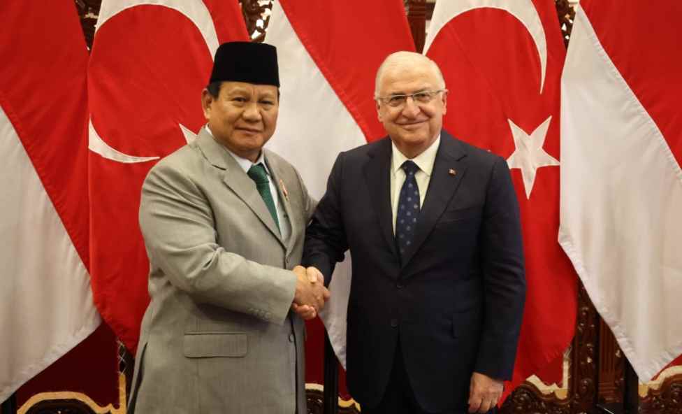 Menhan Prabowo Terima Kunjungan Menhan Turki, Tekankan Transfer Knowledge