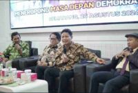 Narasumbee acara Senaspolhi FISIP Unwahas, Senin (26/8/2024) 
