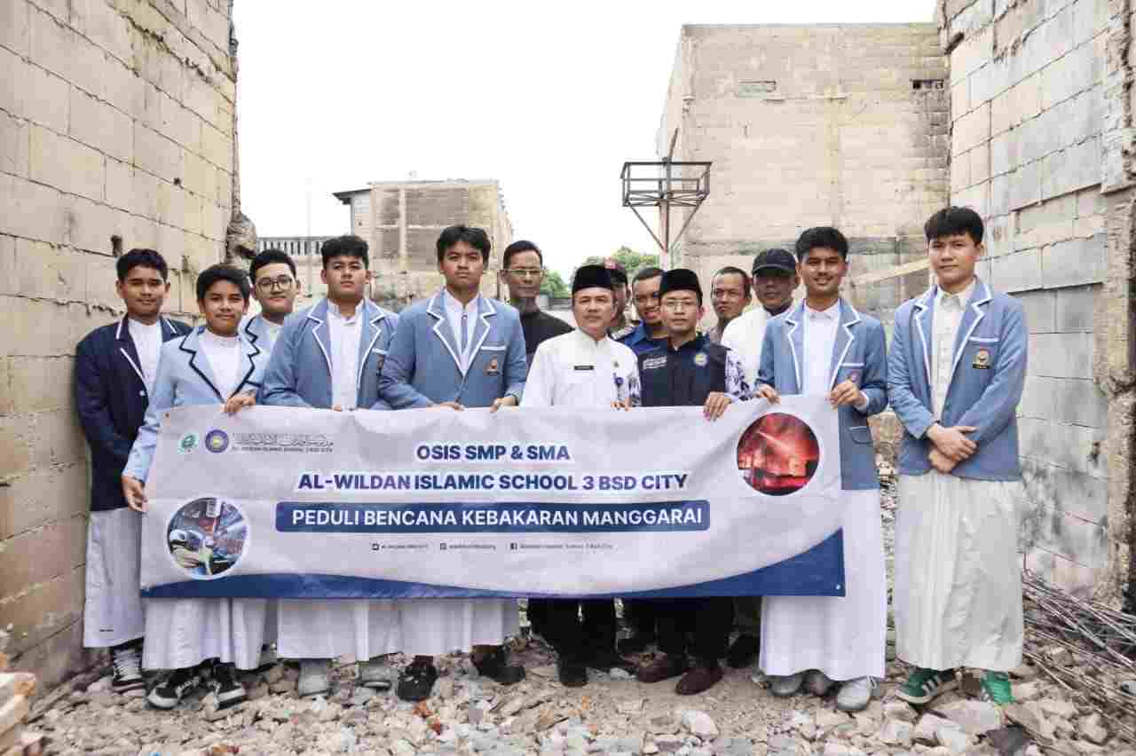 OSIS Al Wildan Islamic School 3 BSD City Peduli Bencana Kebakaran Manggarai