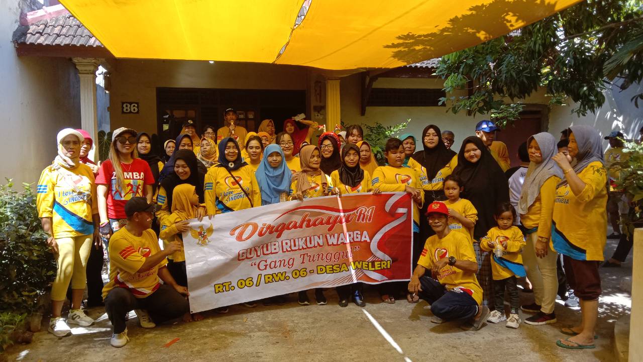 Kemeriahan Lomba Agustusan RT 6 RW VI Weleri