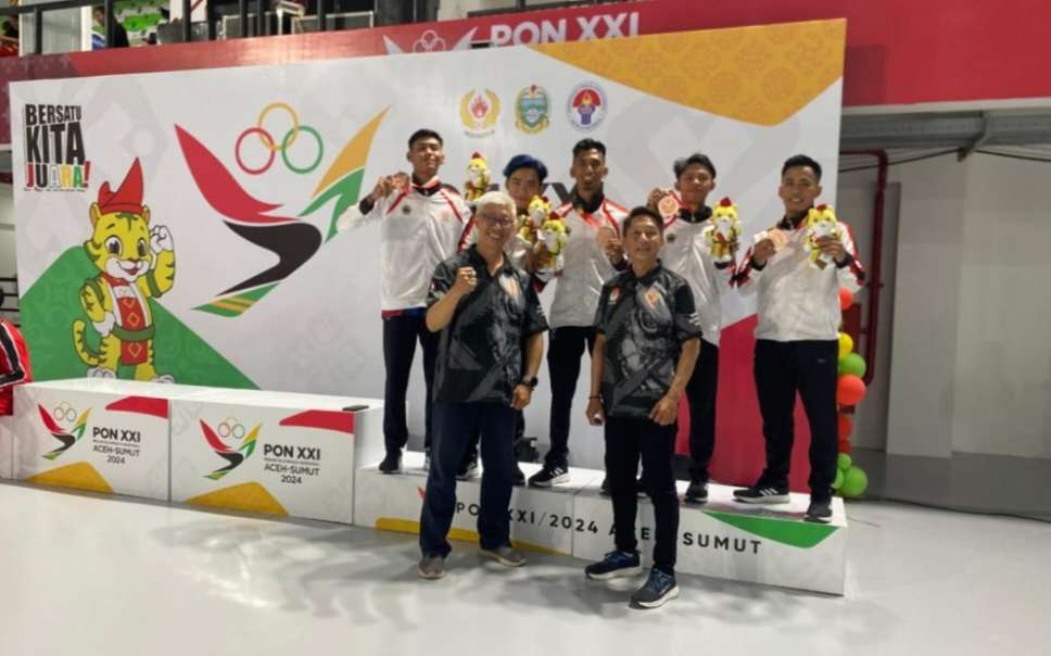 Main di PON XXI Aceh, Barongsai Kota Tegal Sumbang Medali Perunggu untuk Jateng