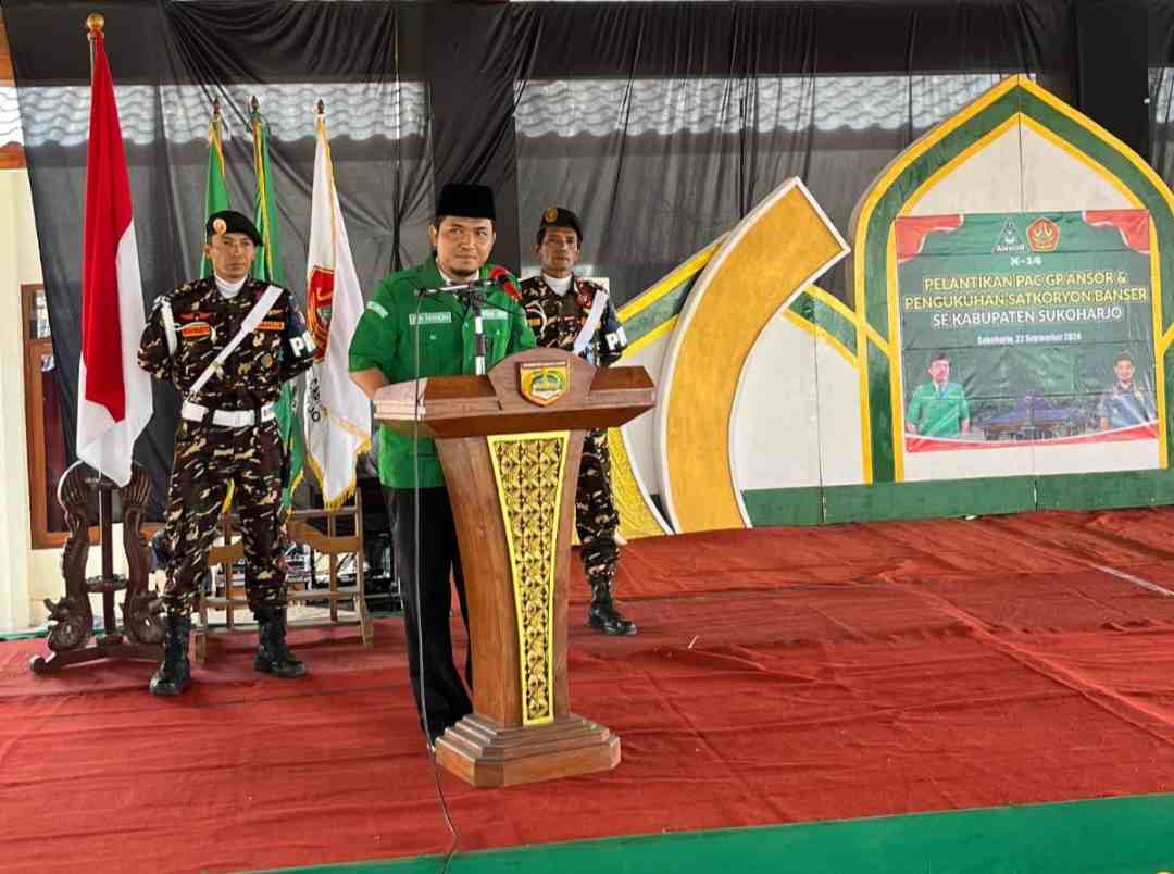Pelantikan PAC GP Ansor dan Pengukuhan Satkoryon Banser se-Kabupaten Sukoharjo: Langkah Baru Menyongsong Peran Strategis Pemuda dalam Pembangunan dan Peradaban