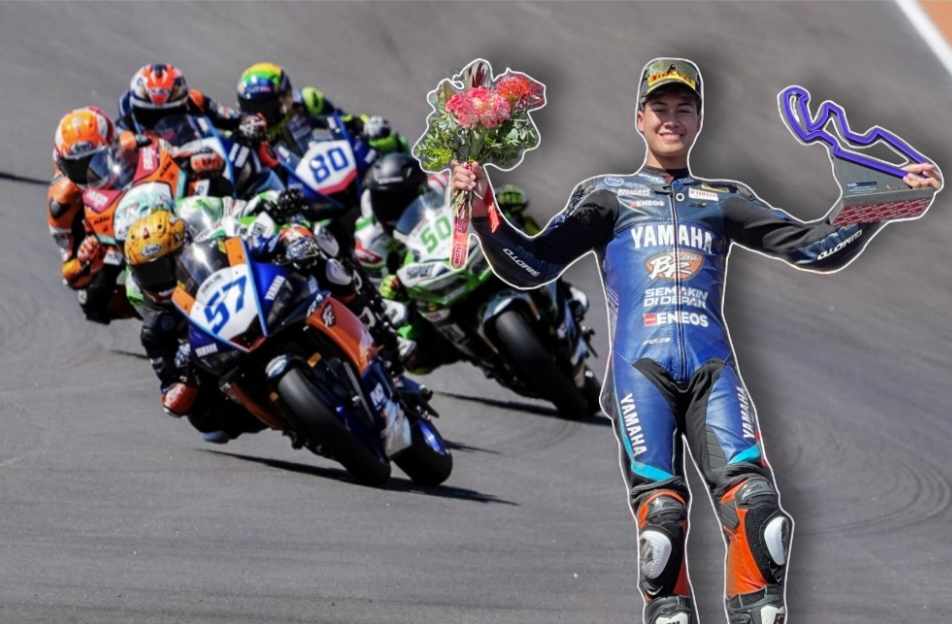 Pembalap Indonesia Aldi Satya Mahendra Raih Podium 2 World Supersport Aragon! Keren, Bro!