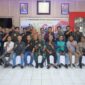 Dandim 0715/Kendal Letkol Inf Ely Purwadi bersama Rekan Forum Wartawan Kendal (Forwaken)
