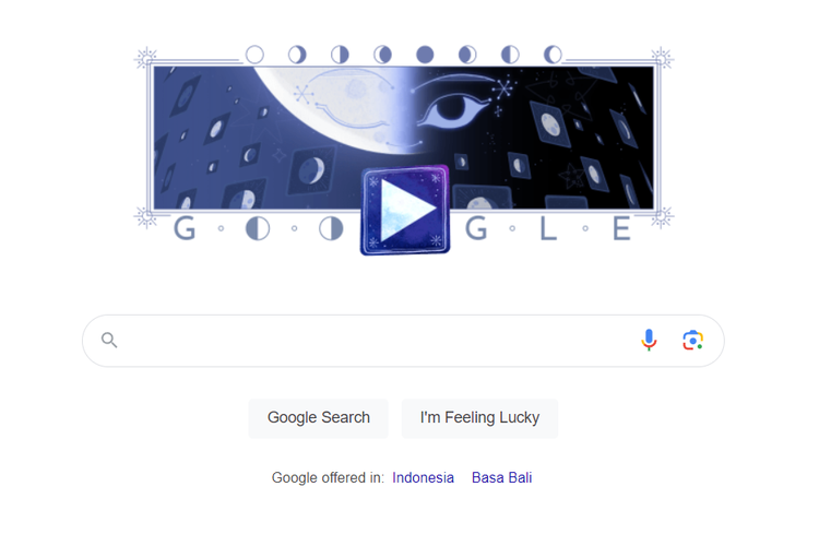 Wow! Google Doodle Hari Ini Suguhkan Game Edukasi Fase Bulan yang Seru dan Interaktif
