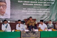Calon Gubernur Andika Perkasa Silaturahim Gus Umar Wahid Hasyim Asy'ari dan Tokoh NU. Dok: Istimewa