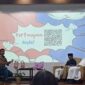Kiai Taufik dan Rm.Sridanto, Pr dalam dialog interaktif “Agak Lain” (AGAma Kita Pancasila Indonesia) di GKP Lt 4 Sathora pada Sabtu, 28 September 2024/ Cathrine Kurniawan