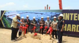 Groundbreaking ceremony (sesi II pembangunan) PT Borine Technology Indonesia di Kawasan Industri Kendal (KIK), Selasa (1/10/2024) 