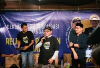 Deklarasi dukungan relawan "Bara' kepada paslon Gus Nung-Iqbal Bejeu bertempat di Swasana Coffe and Resto, Tahunan Jepara pada Jum’at, (4/10/2024)