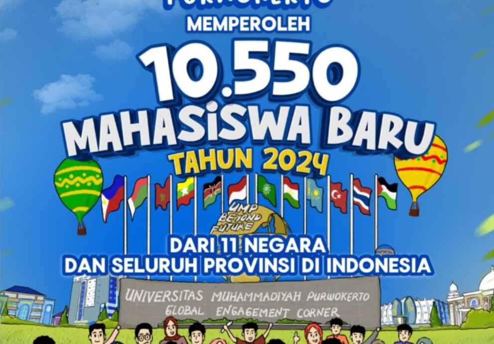 Bukan Kaleng-kaleng! Universitas Muhammadiyah Purwokerto Terima 10.550 Mahasiswa Baru dari Dalam dan Luar Negeri