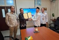 Momen penandatanganan pakta kerja sama antara Fakultas Hukum Unwahas dengan Fakultas Hukum Unnes, Sabtu (5/10/2024) / dok: istimewa