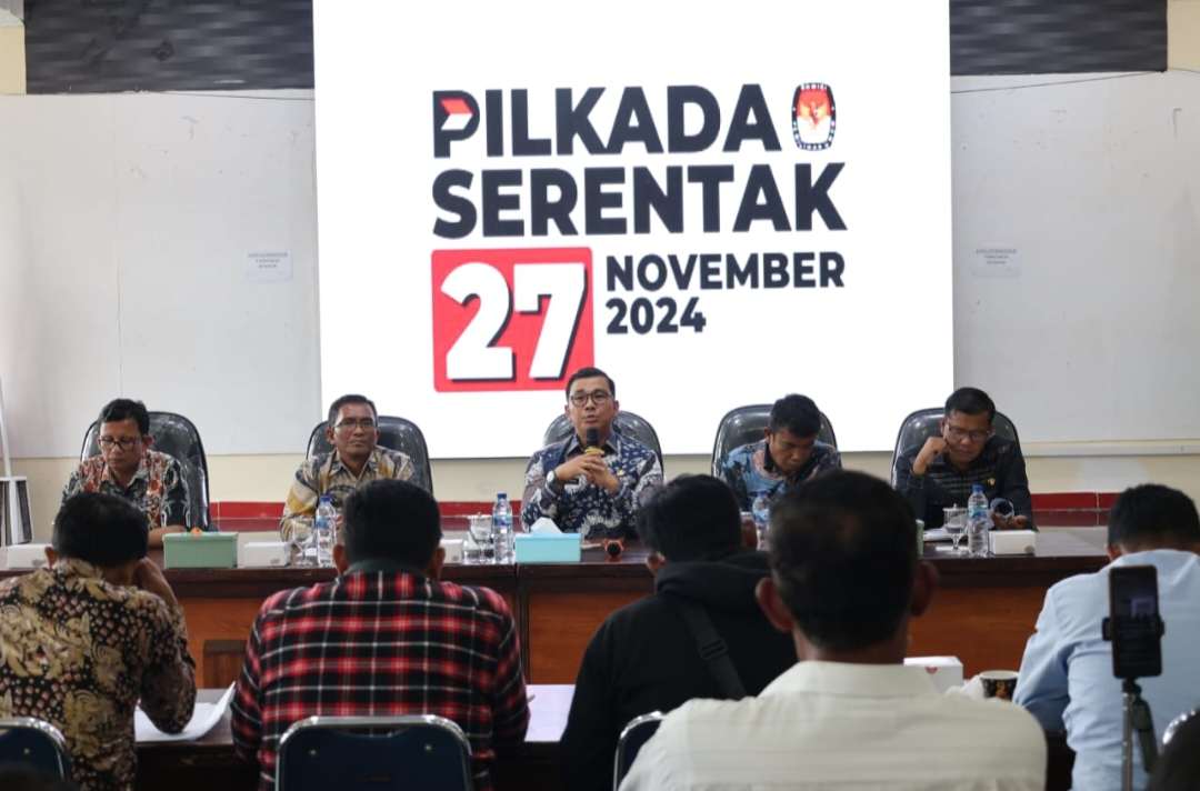 Jelang Pilkada 2024, Begini Pesan Pjs Bupati Toba Agustinus pada Jurnalis Saat Acara Temu Pers