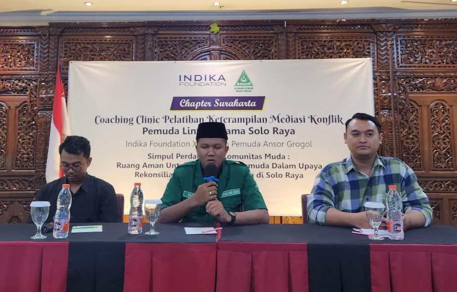 Bangun Harmoni Perdamaian di Kalangan Pemuda, GP Ansor Grogol Selenggarakan Coaching Clinic Mediasi Konflik di Surakarta