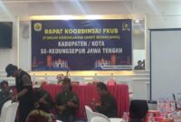 Suasana Rakor FKUB Kedungsepur di RM Kampung Sawah Krangganharjo, Jalan Pemuda Kecamatan Toroh Kabupaten Grobogan, Sabtu (12/10/2024)