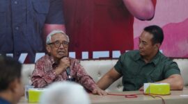 Ketua Tim Sukses Cagub/ Cawagub Jateng Andika Perkasa dan Hendrar Prihadi (Hendi), Gus Umar Wahid, saat pertemuan di Panti Marhaen, Semarang (Kamis, 10 Oktober 2024) 

