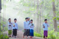 Ilustrasi santri/ sumber; pinterest