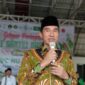 H. Benny Karnadi saat memberikan sambutan pada Kirab Karnaval Hari Santri di Sukorejo Kendal
