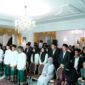 Suasana pelantikan PCINU Tunisia 2024-2026 di Wisma Duta RI, Tunis, Ibu Kota Tunisia