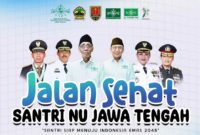 Flyer Jalan Sehat Santri NU Jawa Tengah