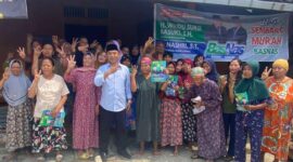 Cawabup Kendal, Nashri Bersama Emak-emak Dalam Sosialisasi Visi-Misi BasNas