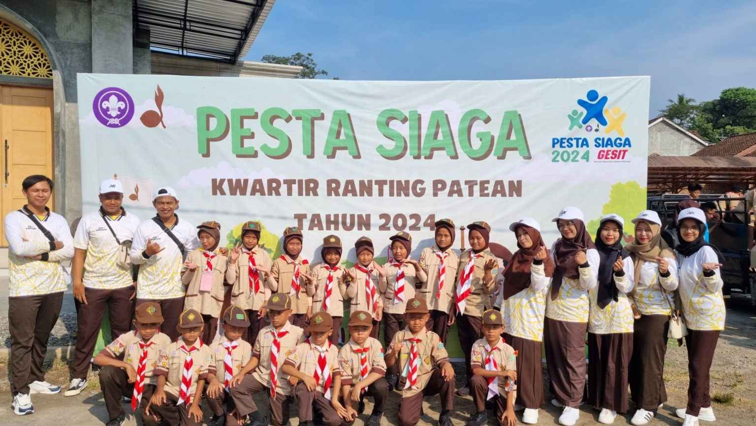 Semangat GESIT, SDN 1 Wirosari Ikuti Pesta Siaga di SMPN 1 Patean Kendal