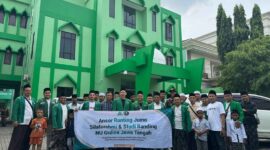 Rombongan sahabat PR GP Ansor Jumo Grobogan studi banding ke NU Online Jateng. Minggu, 10/11/2024