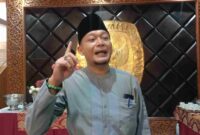 Ketua KPU Jateng Handi Tri Ujiono disela-sela acara Doa Bersama KPU Jateng. Minggu, 24/11/2024