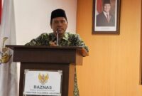 Pimpinan Badan Amil Zakat Nasional (BAZNAS) RI Bidang Koordinasi Nasional KH. Achmad Sudrajat, Lc. MA