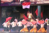tari kolosal karya alumni ISI Surakarta, Boby Ari Setiawan/ foto: istimewa
