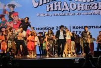 Perform mahasiswa Indonesia di Rusia saat perhelatan 'Indonesian Day 2024'/ dok: istimewa