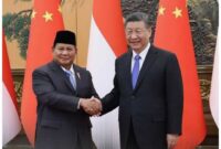 Presiden RI Prabowo Subianto saat bersama Presiden China Xi Jinping/ foto: pinterest