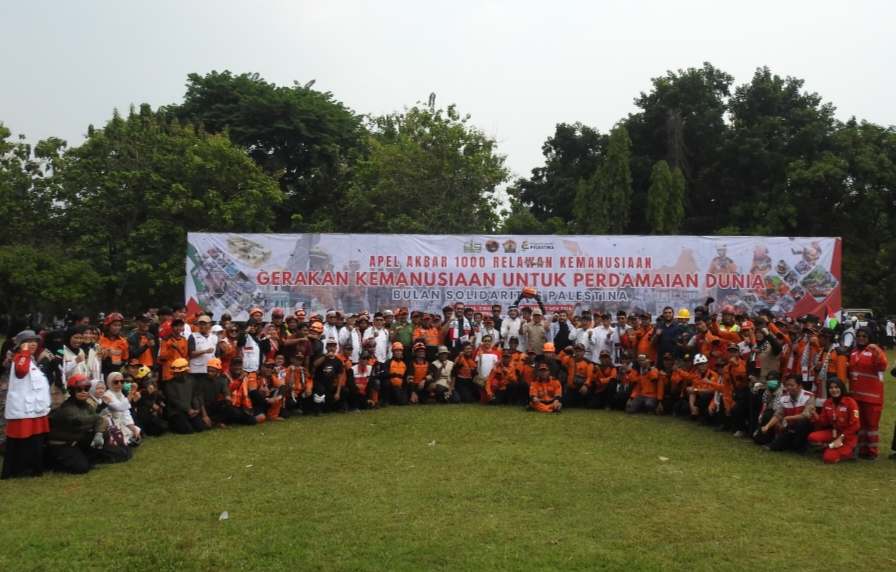 Buperta Cibubur Saksi Sukses Apel Akbar 1000 Relawan Kemanusiaan Bela Palestina