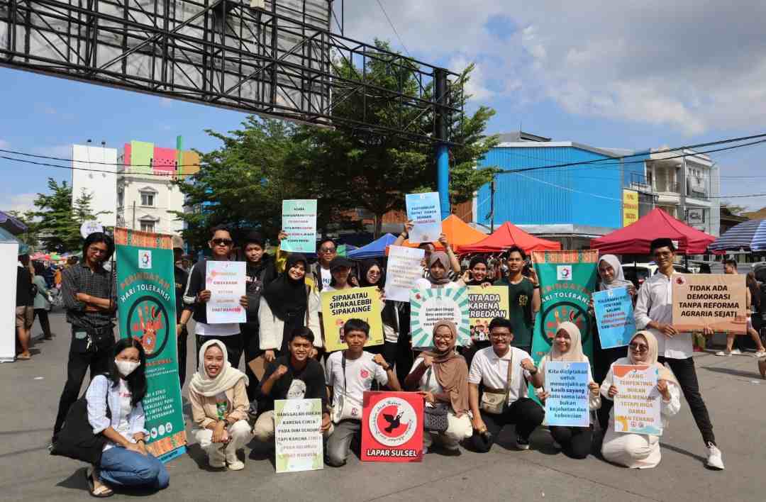 Ada Warna Lain di CFD  Boulevard Makassar: Jalin Harmoni Sulsel Gelar Kegiatan Rayakan Hari Toleransi Internasional