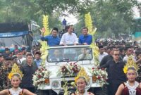 Momen kampanye akbar paslon Luthfi-Yasin bersama mantan Presiden Jokowi/ dok: istimewa