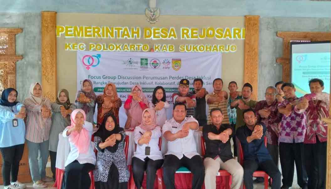 Rancang Perdes Desa Inklusi, Pemerintah Desa Rejosari, Sukoharjo Berkomitmen Wujudkan Desa Ramah Semua Kalangan