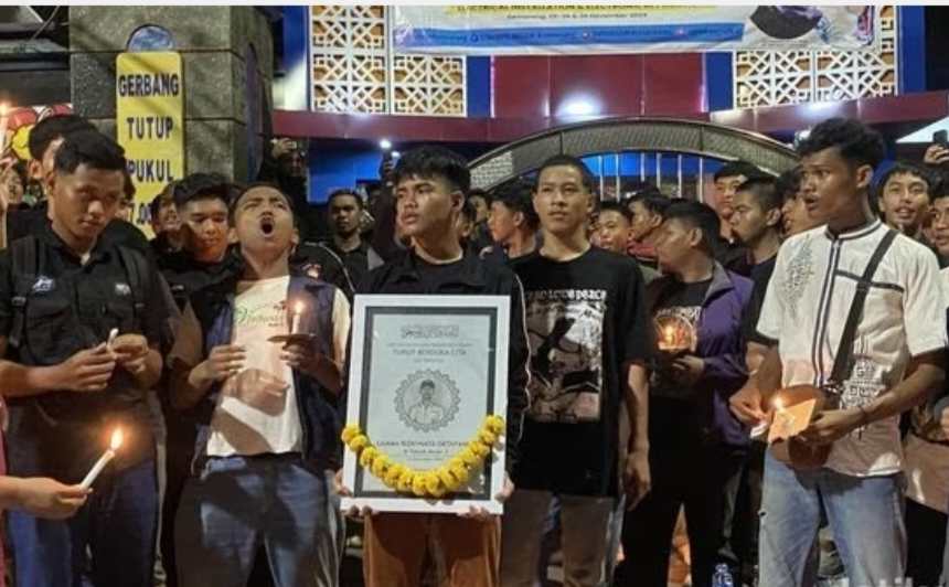 Point of view, solidaritas dan doa bersama untuk Gamma oleh pelajar dan alumni SMK se-Kota Semarang/ dok istimewa
