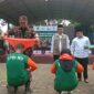 Penyematan tanda peserta Kasatkornas Banser Gus Syafiq Syauqi