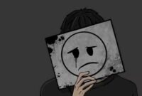 Ilustrasi muka/ wajah yang menggambarkan seseorang (sumber: pinterest) 
