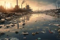 Fenomena sampah di sungai/ sumber gambar: pinterest