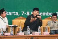 Ketua PBNU H Ulil Abshar Abdalla saat menjadi narasumber di Muktamar Ilmu Pengetahuan ke 2. Sabtu, 7/12/2024