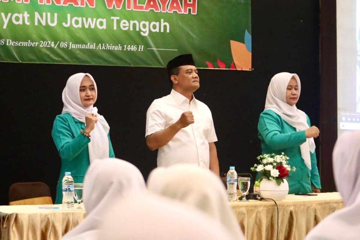 Ahmad Luthfi Saat Menghadiri Acara Rapat Pimpinan Wilayah PW Fatayat NU Jateng di Riyadi Palace Hotel, Minggu (8/12/2024)