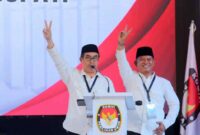 Bupati dan Wakil Bupati terpilih Kab Madiun Jawa Timur, Mas Hari Wuryanto dan dr. Purnomo Hadi