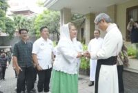 Kunjungan Wali Kota Semarang Hevearita G. Rahayu ke Keuskupan Agung Semarang pada perayaan Natal 2024/ istimewa
