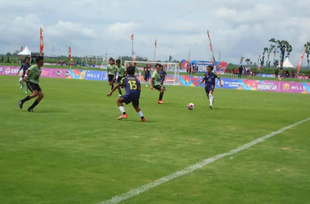 Lapangan Gelora Soekarno Mojo Agung Pati Jadi Sejarah Liga Anak Indonesia, Perdana di Tanah Air: Jos Gandoss, Bro!!