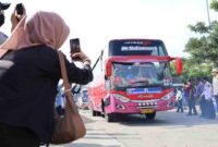 Peluncuran program inovatif Gerakan Mudik Gratis Serentak se-Sumut bertajuk 