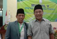 Ketua KBIHU NU Makkah Madinah H Sofyan Ahmad bersama Wakil Walikota Semarang Terpilih H Iswar Aminuddin