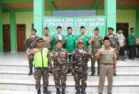 Ketua PAC GP Ansor Kaliwungu Selatan Ahmad Hafidhin bersama kader Ansor dalam acara Konferancab ke VI. Minggu, 27/1/2025